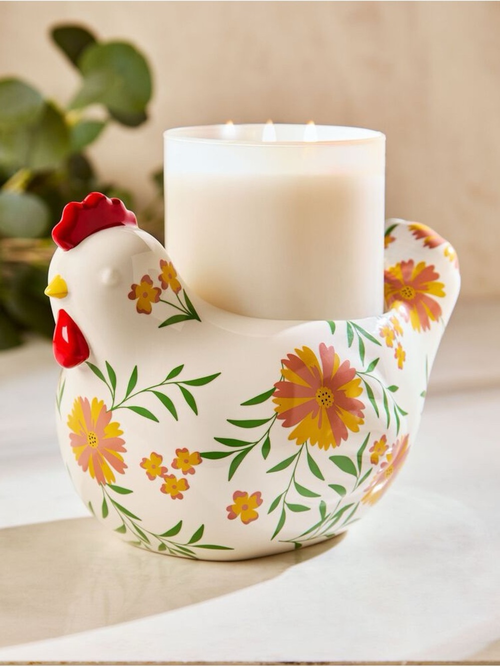 Bath and body works viral chicken candle holder